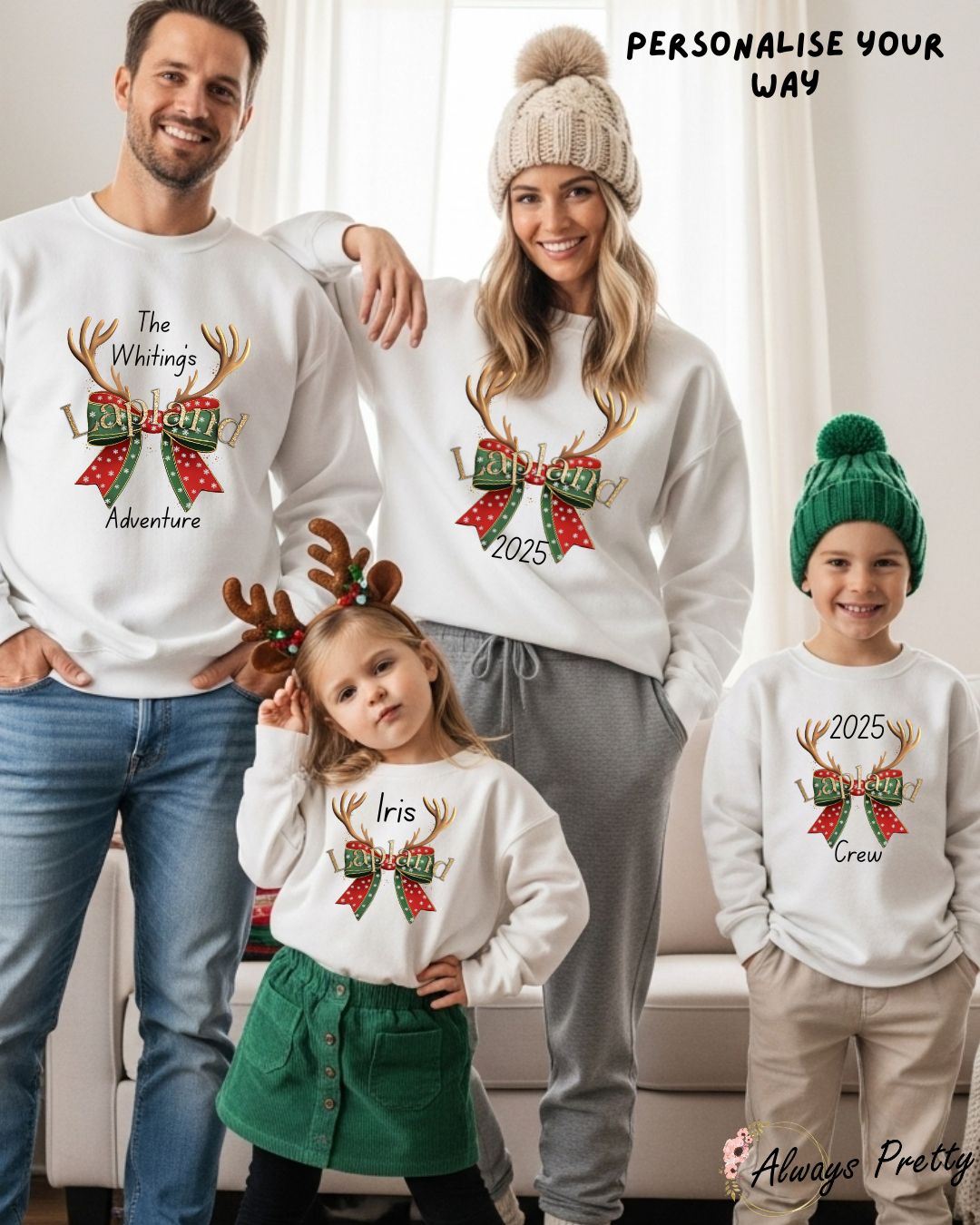 Personalise Your Own Lapland Sweaters - Adult sizes