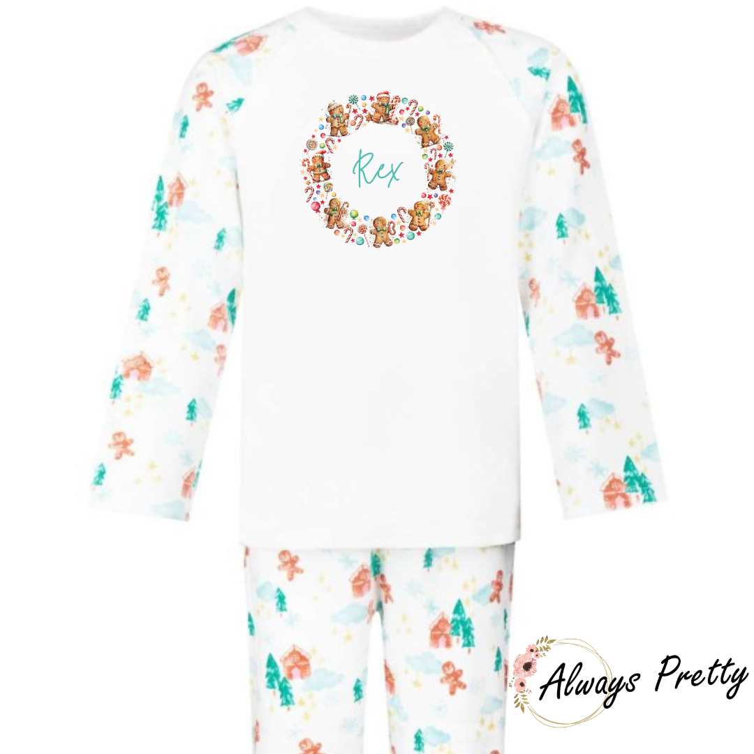 Personalised Gingerbread Pjs