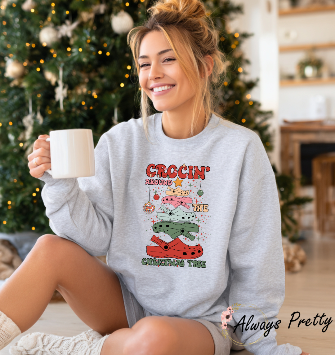 Crocin' Around The Christmas Tree Sweater