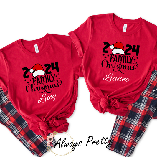 Family Christmas 2024 Personalised PJs - ADULT