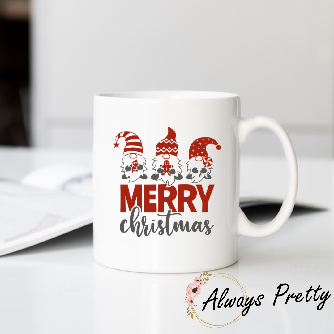 Merry Christmas Gnome Mug