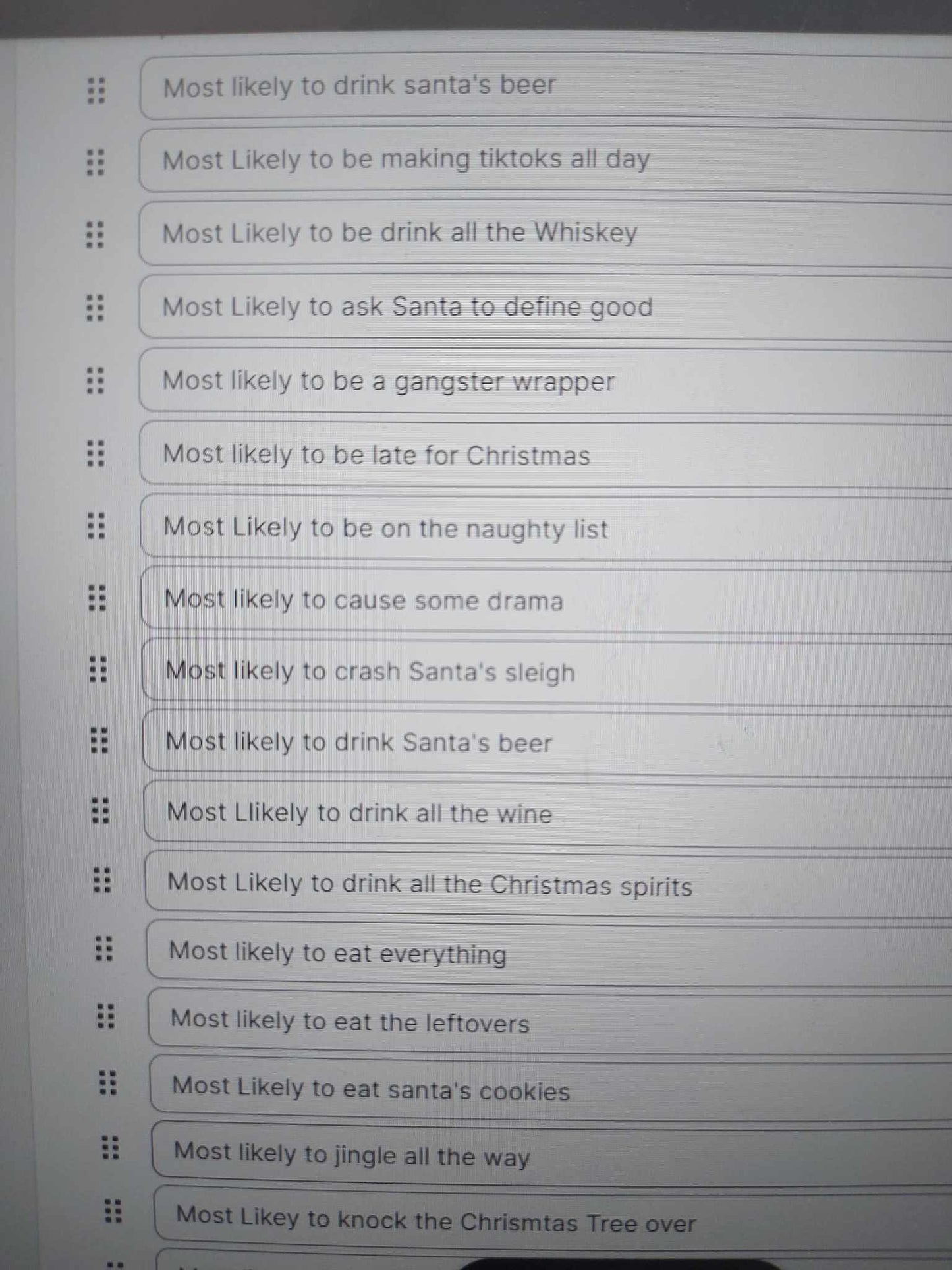 Most Likely To (lots of designs to choose from) Adult Pjs