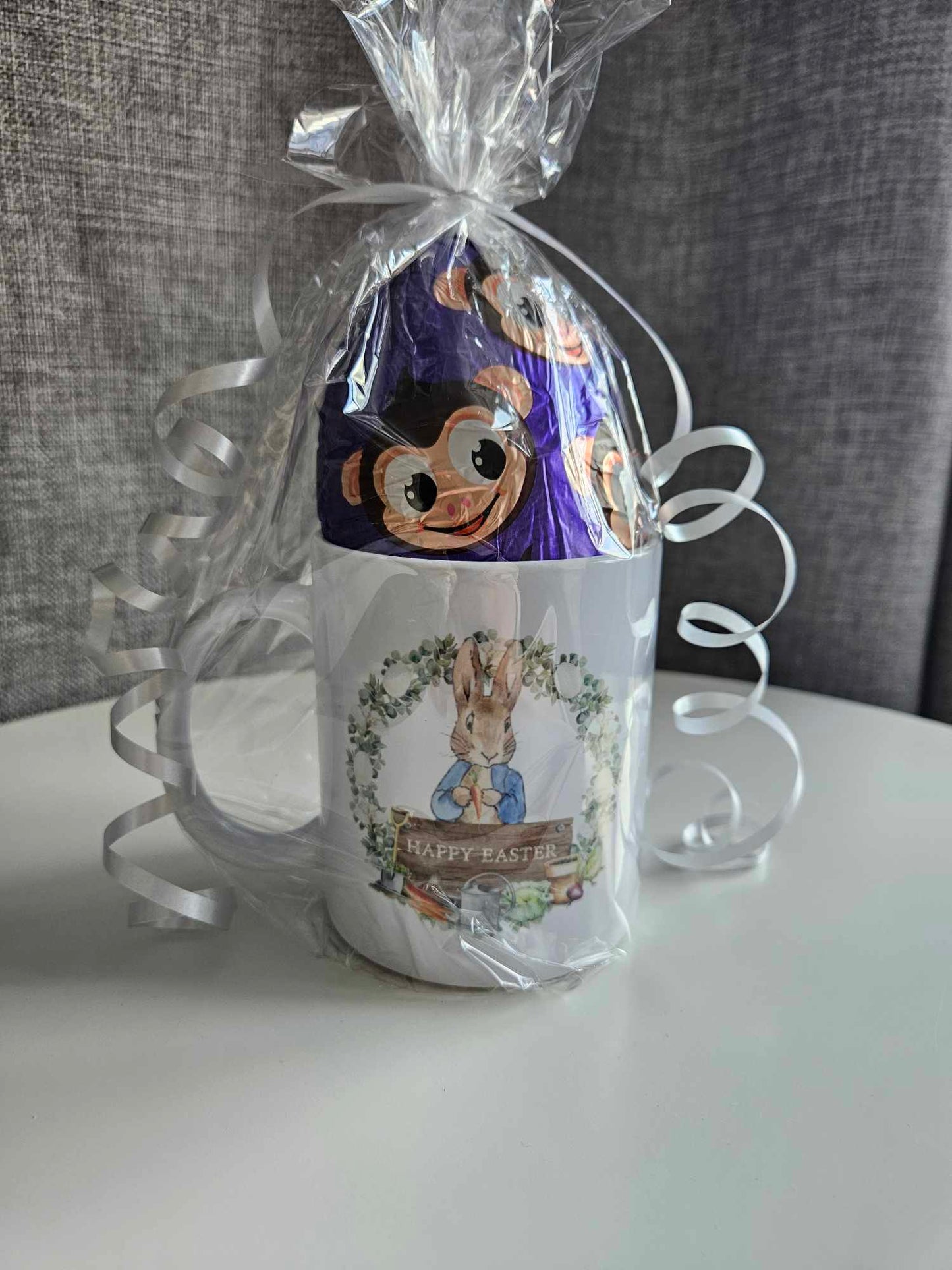 Peter Rabbit Easter Mug (Including Cadburys Egg)