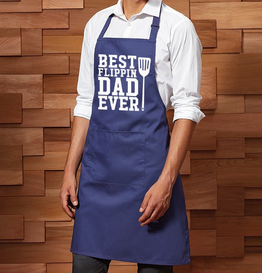 Best Flippin Dad Ever Apron With Pocket