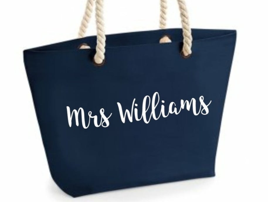 Personalised Beach Bag