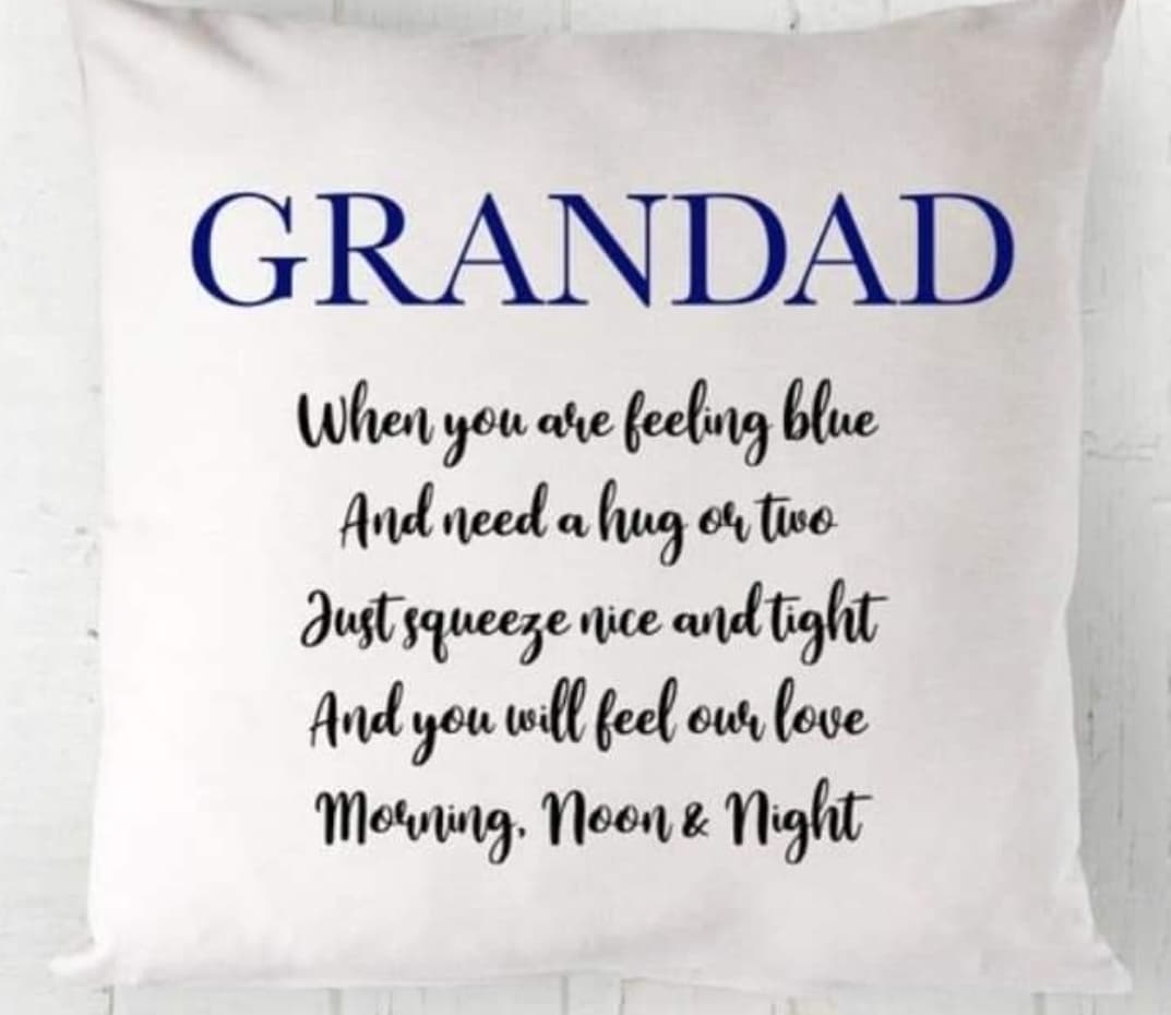 When Your Feeling Blue Cushion