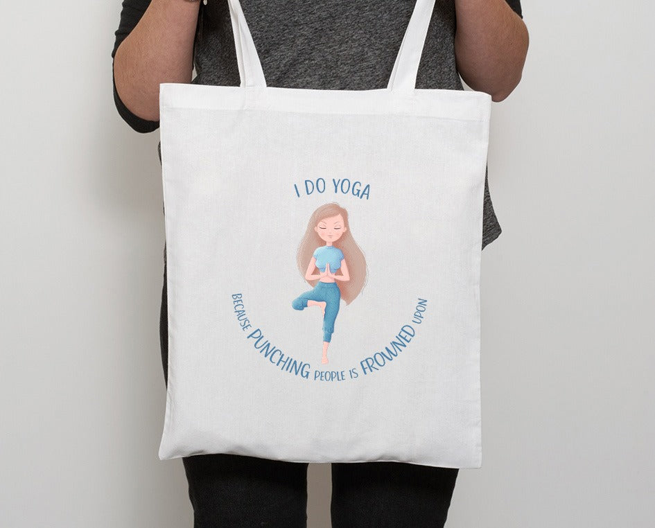 I Do Yoga Tote Bag