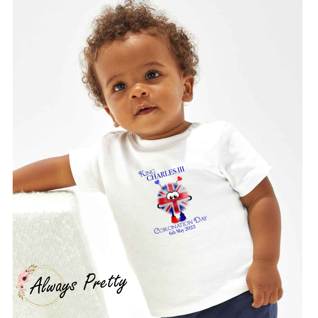Kings Coronation Fur Ball Design Child T-Shirt