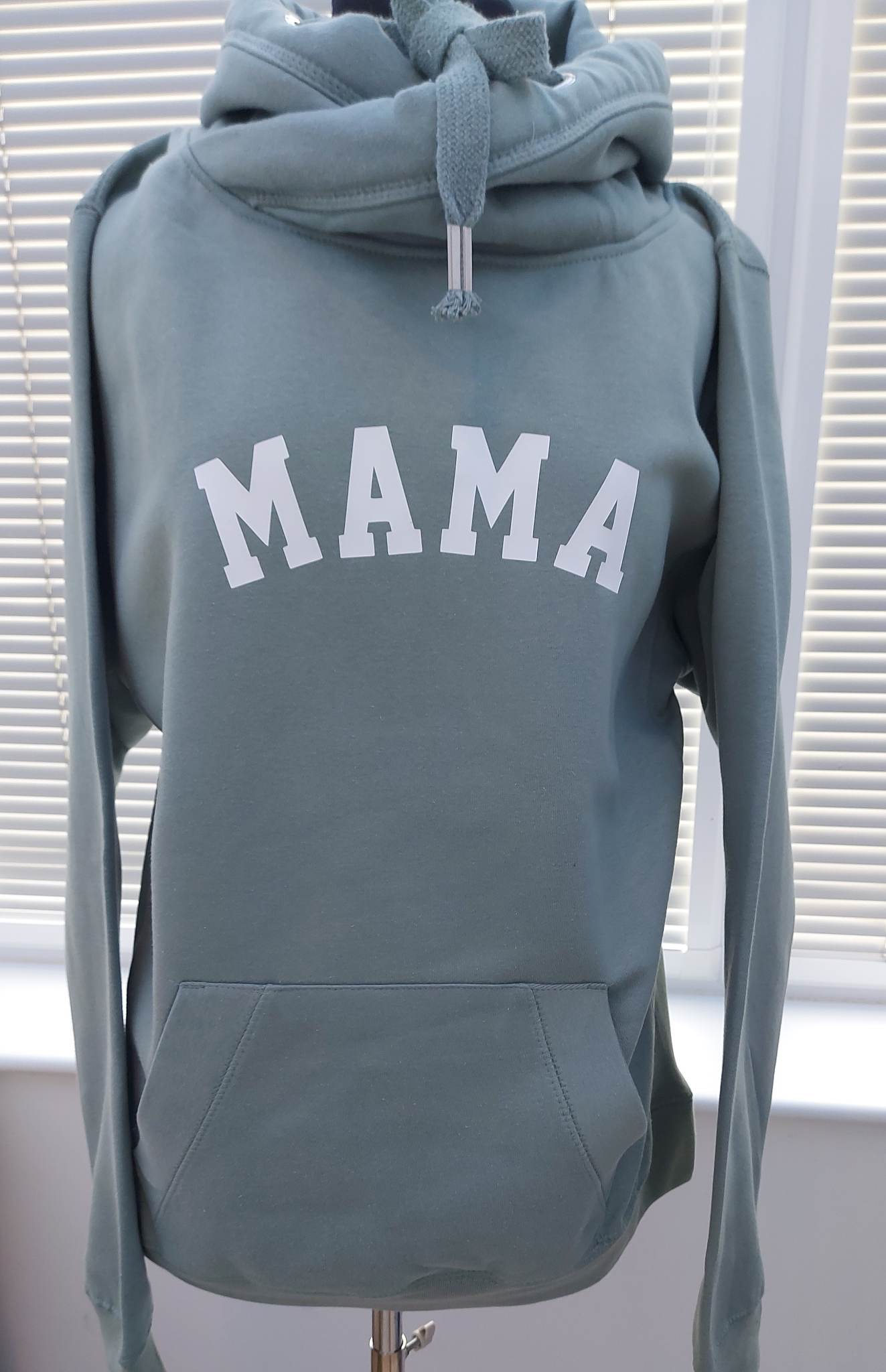 Mama Chunky Cowl Neck Hoodie