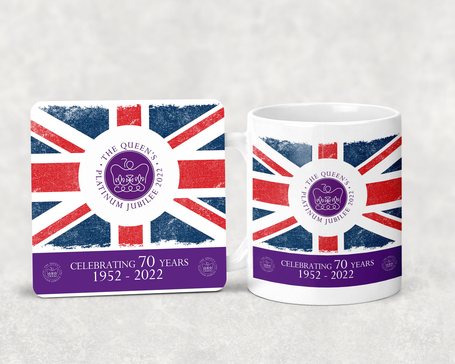 Queen's Jubilee Mug and Coaster