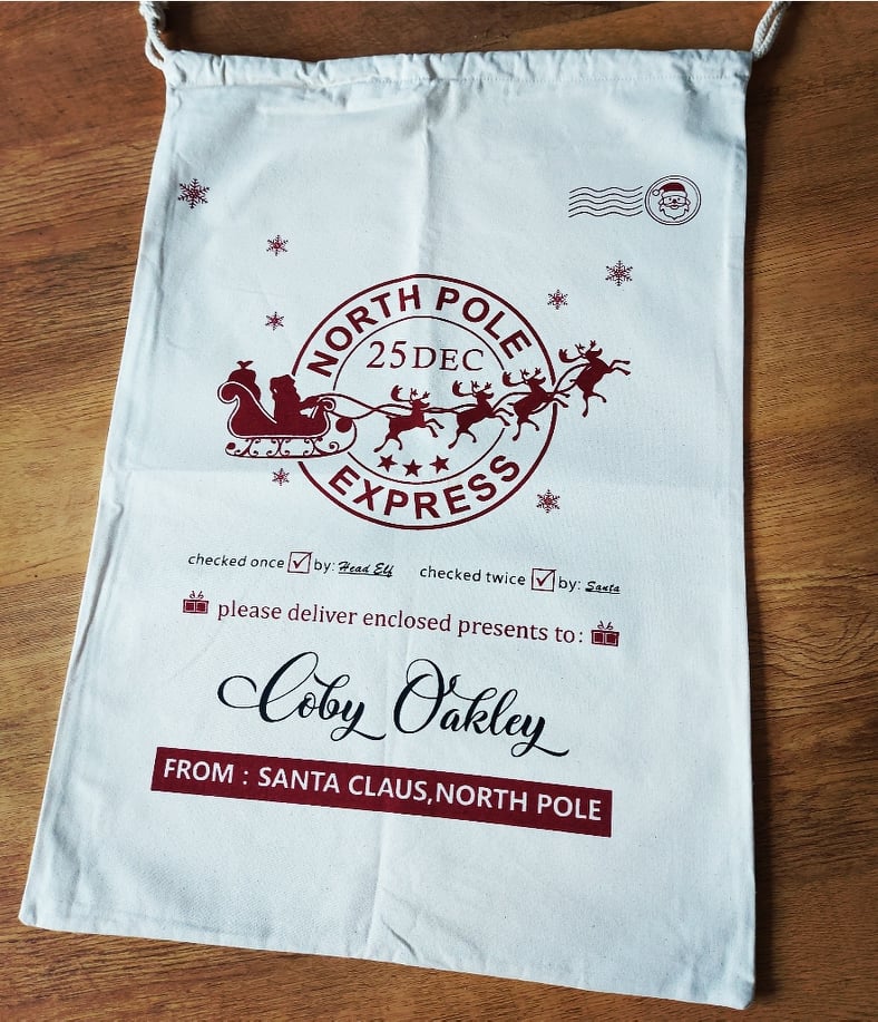 Personalised Santa Sack