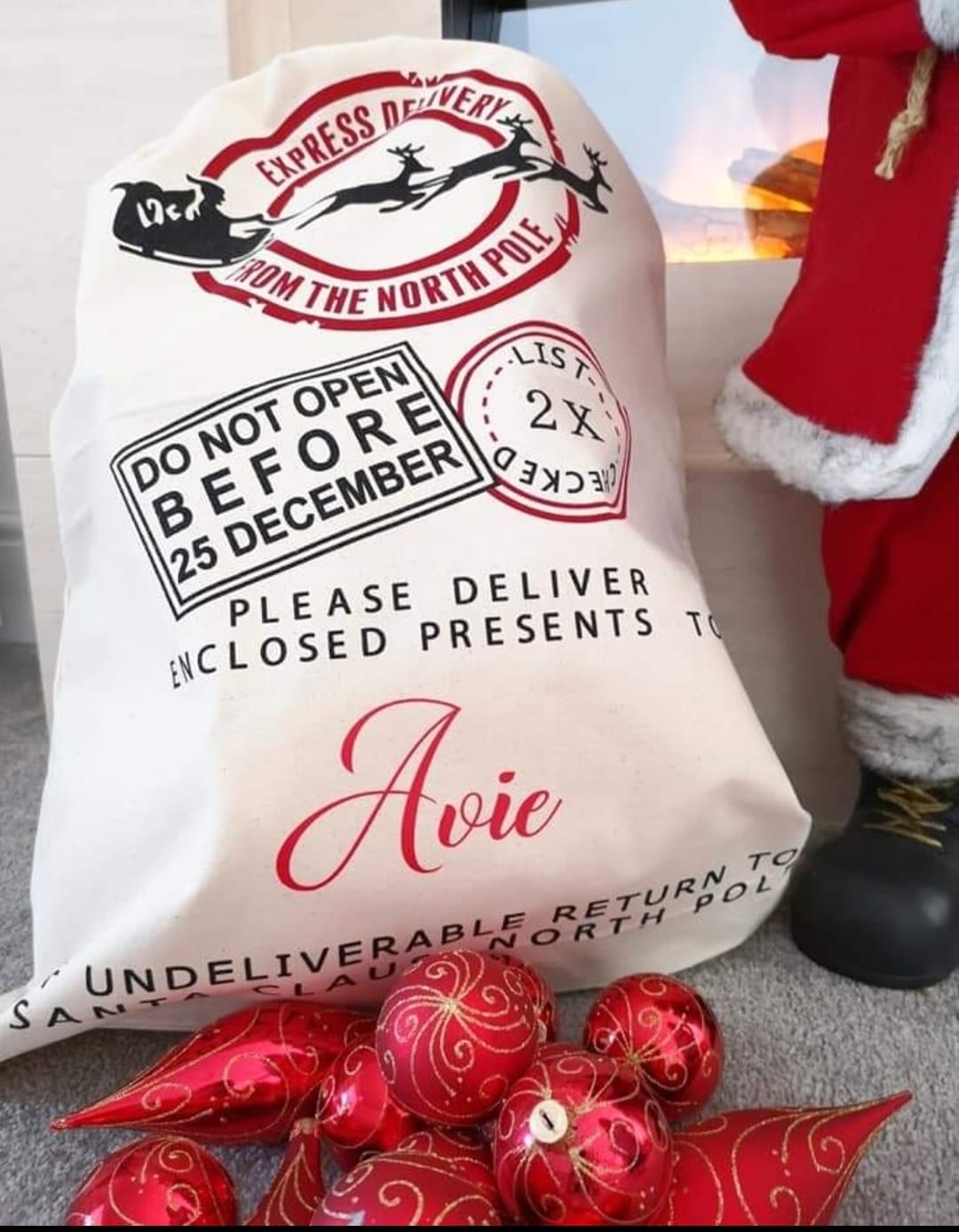 Personalised Christmas Sack