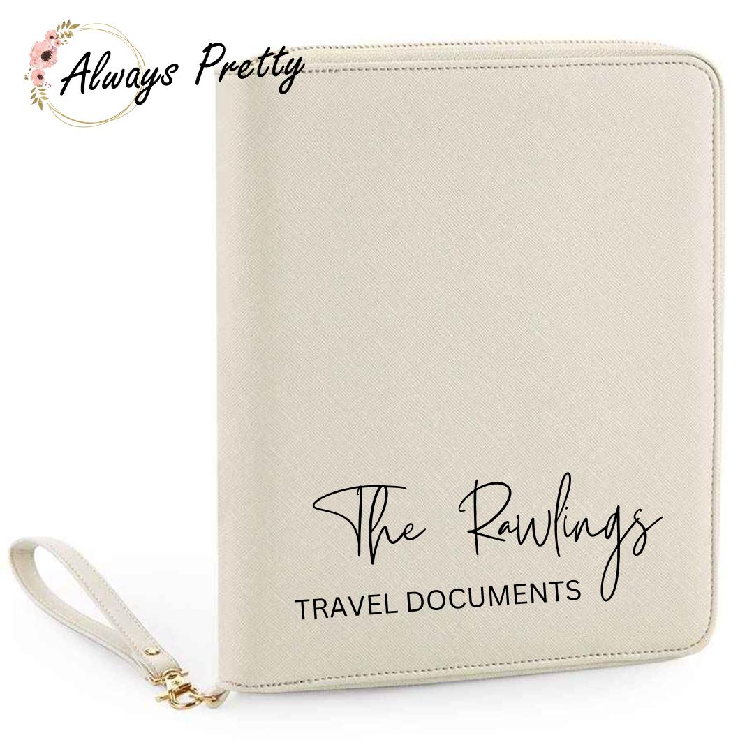 Personalised Travel Organiser