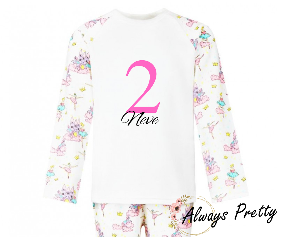 Personalised Ballerina Pjs