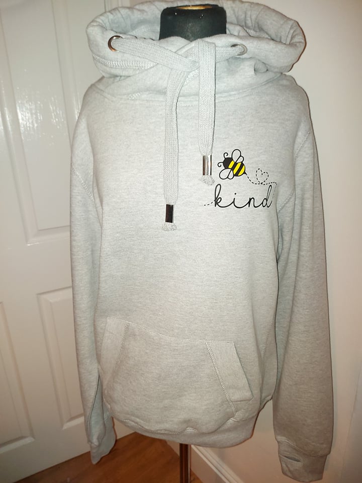 Bee Kind Chunky Cowl Neck Hoodie