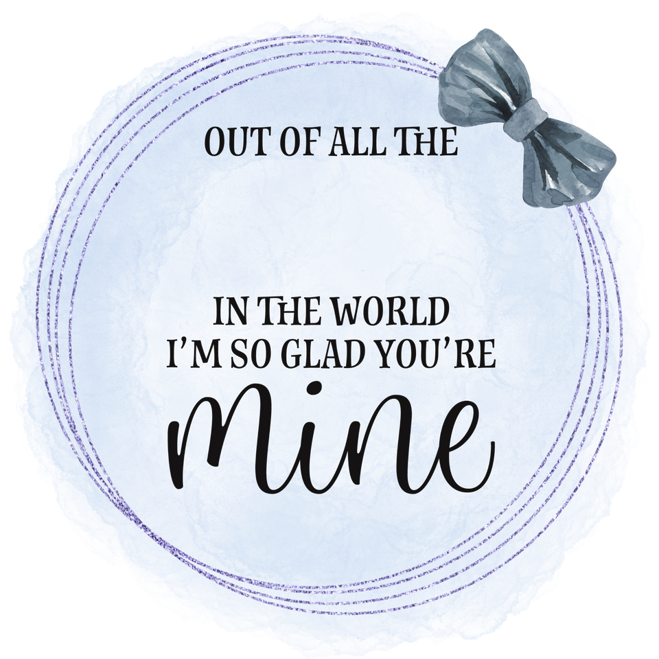 Personalised Mug & Coaster Set - Blue