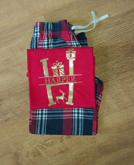 Christmassy Personalised Pjs