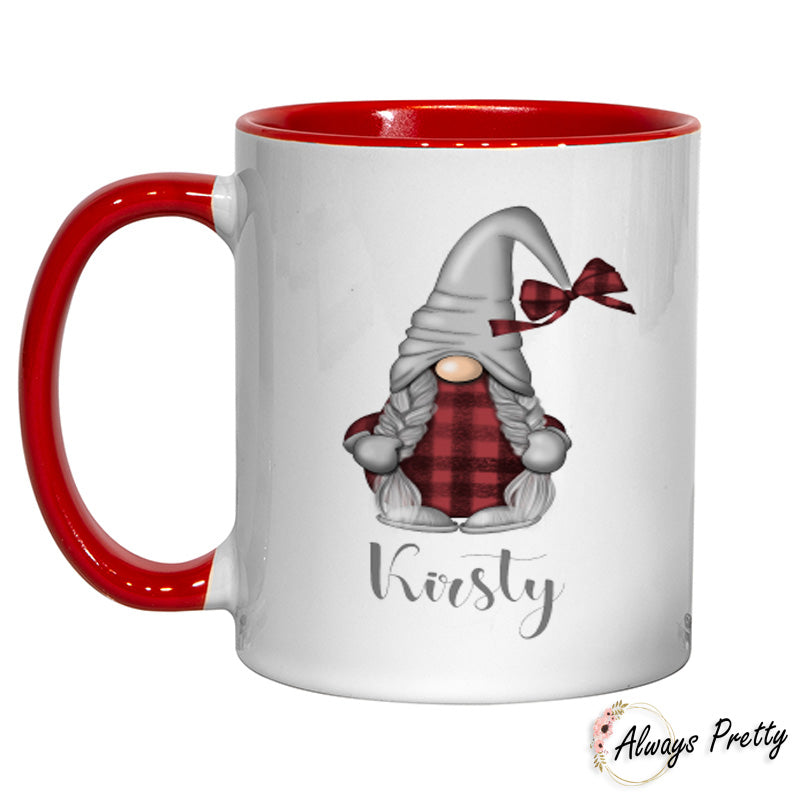 Personalised Gonk Christmas Mug