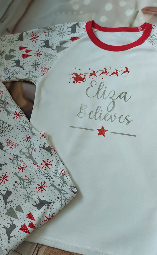 Personalised Christmas pjs