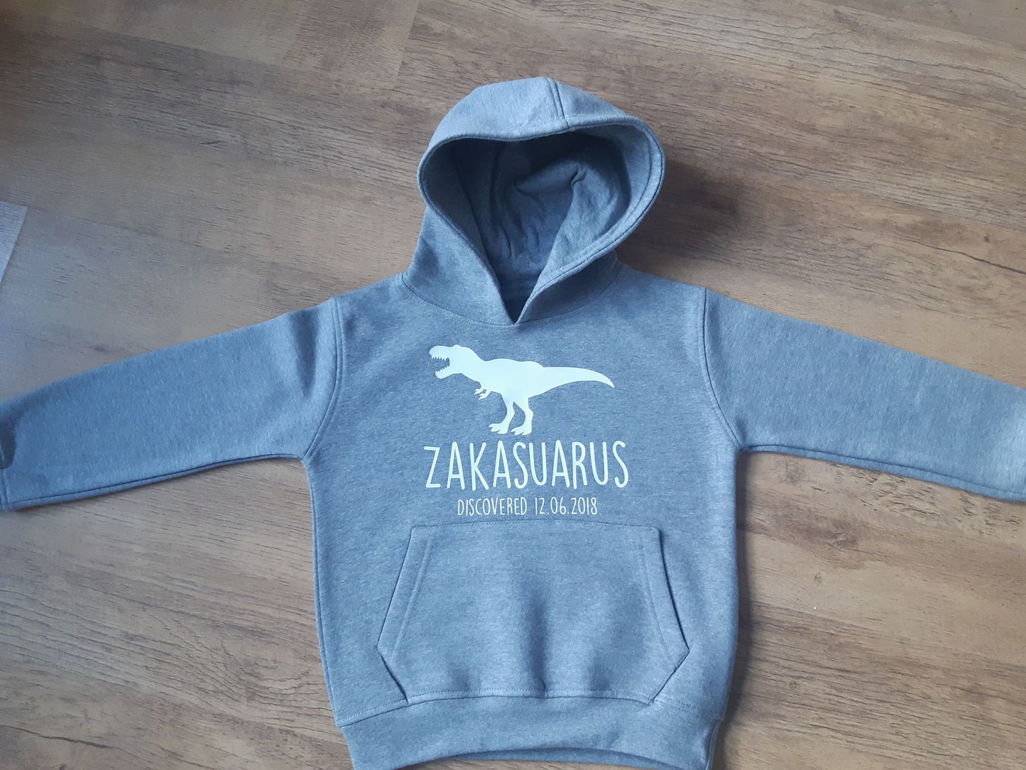 Personalised Dinosaur Hoodie