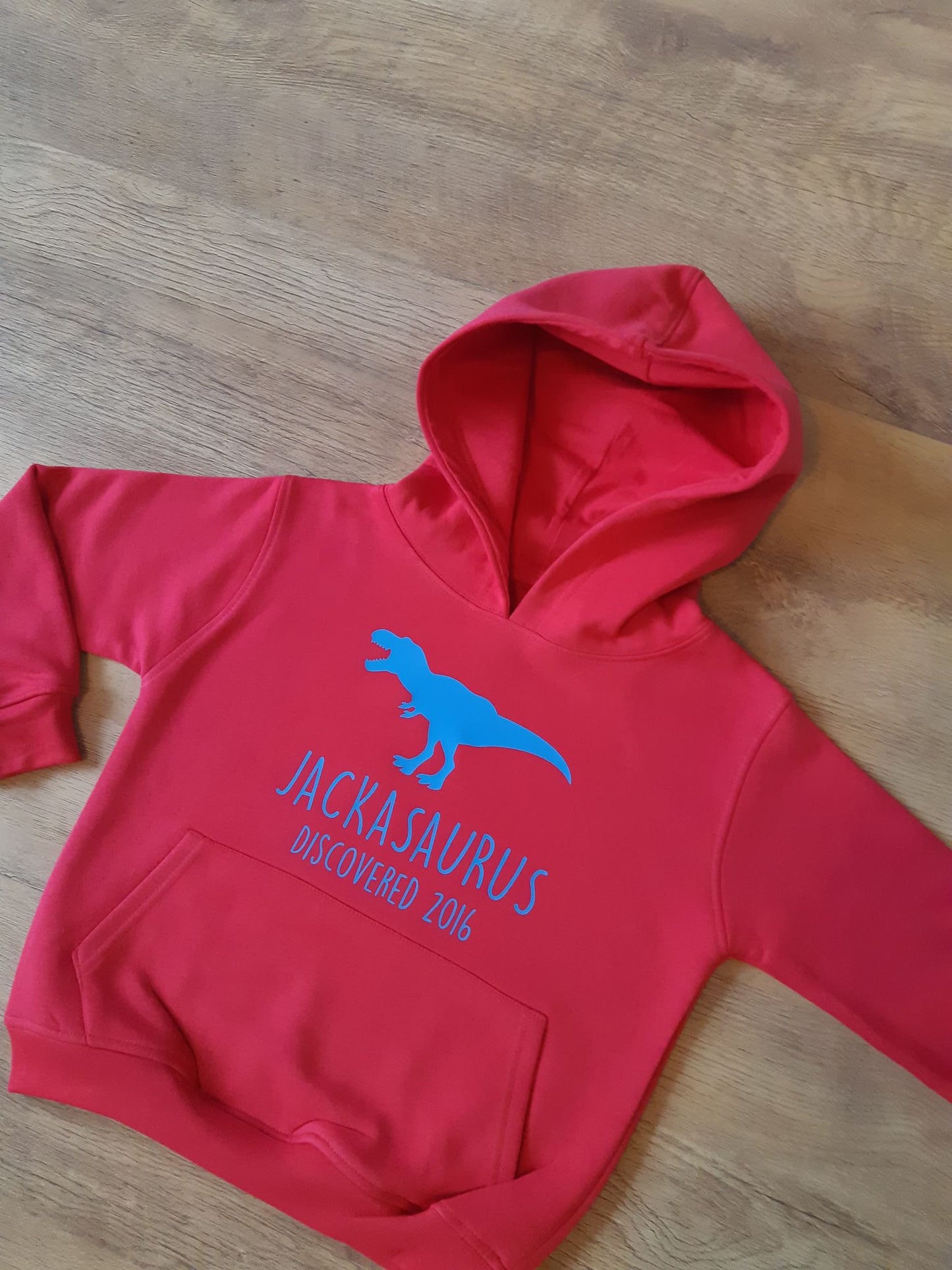 Personalised Dinosaur Hoodie