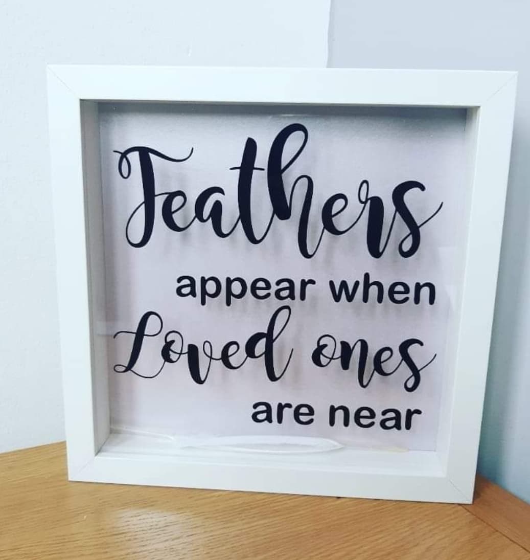 Feathers Appear - Box Frame