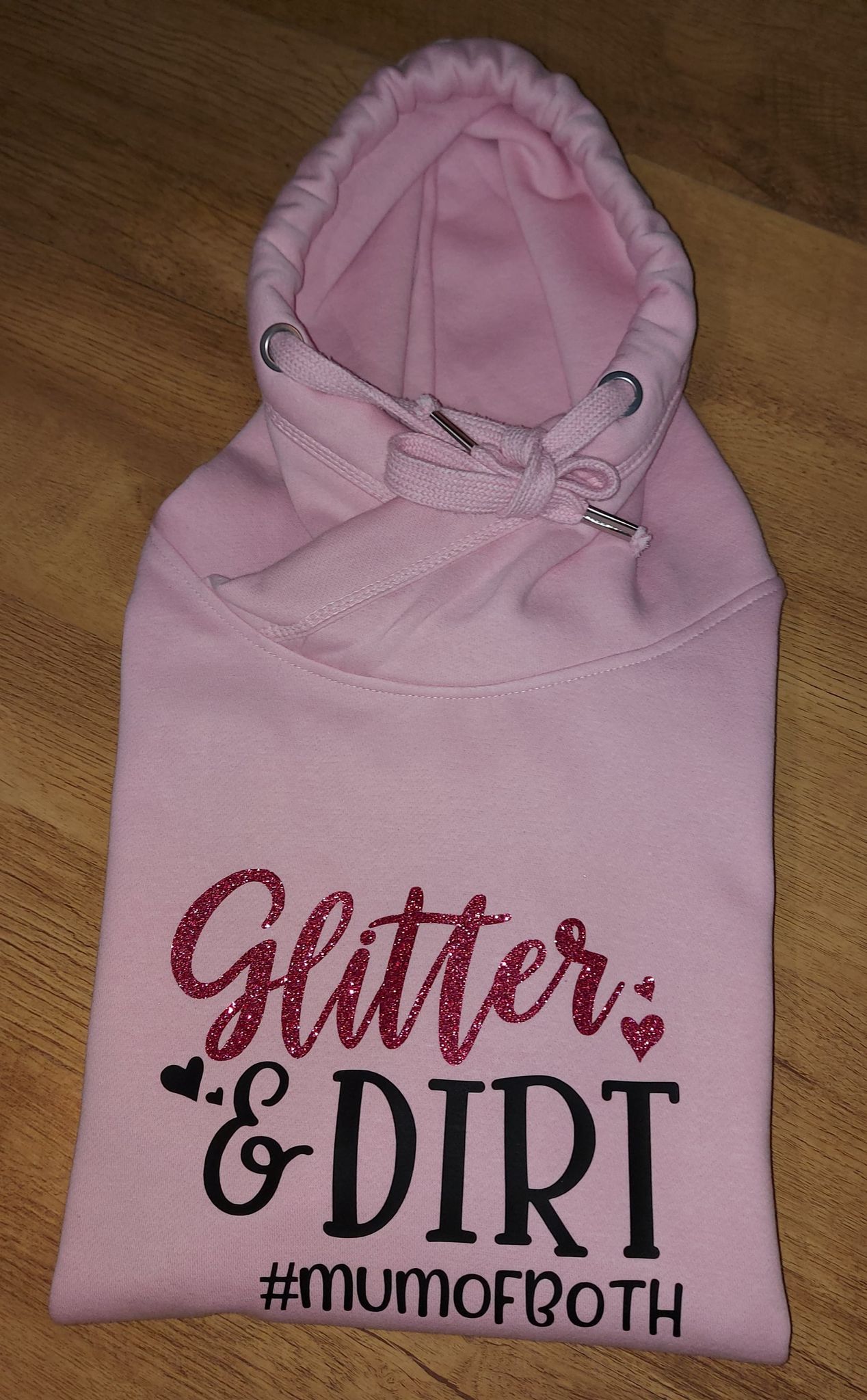 Glitter & Dirt #Mumofboth Chunky Hoodie