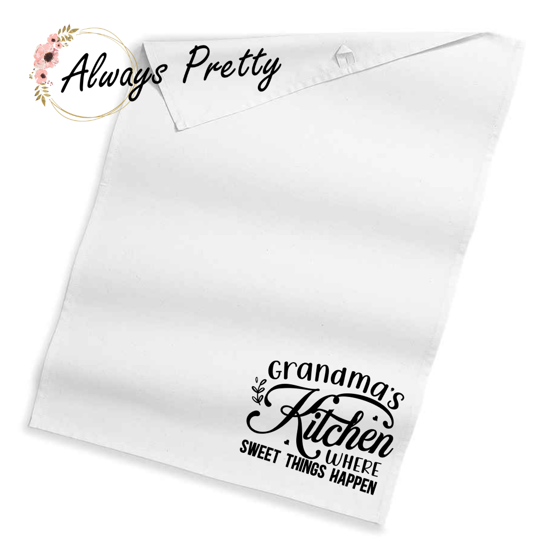 Grandma's Kitchen Tea Towel