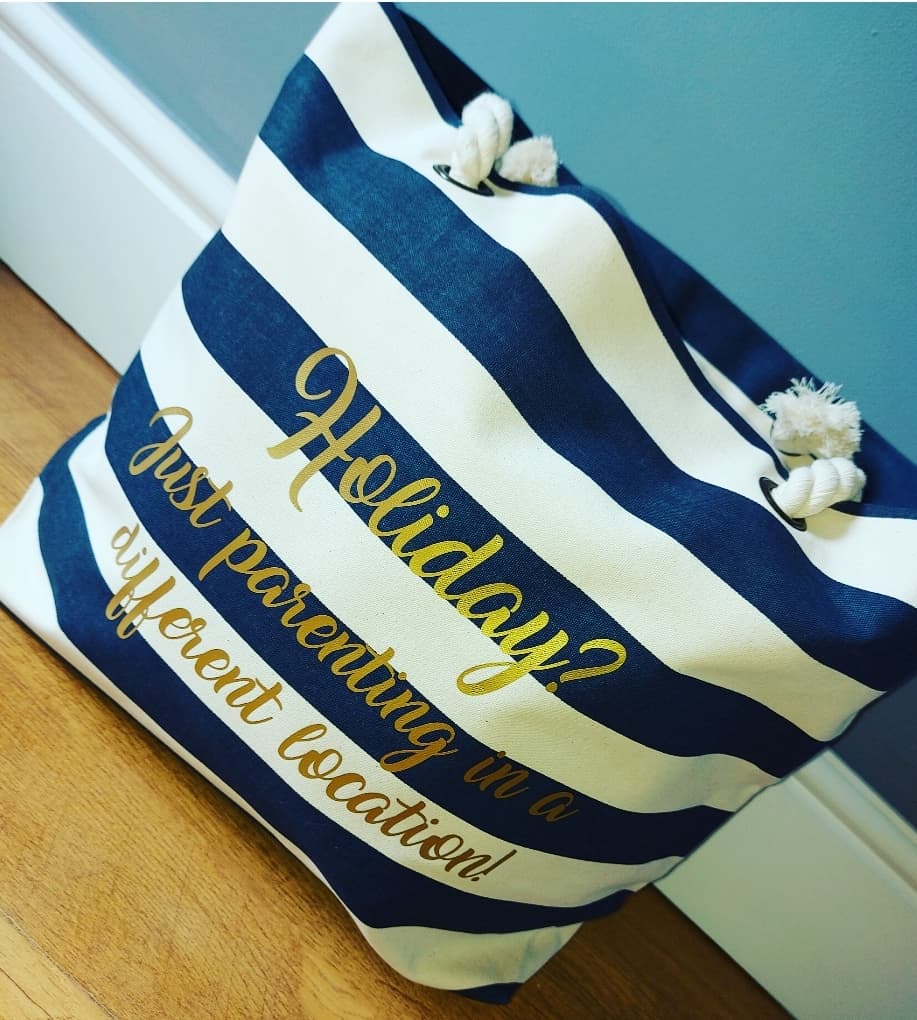 Personalised Beach Bag With Your Initials