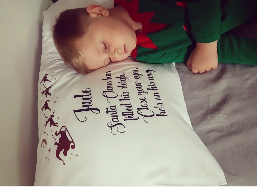 Personalised Christmas Eve Pillowcase