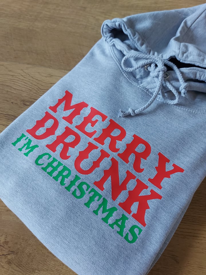 Merry Drunk I'm Christmas Hoodie