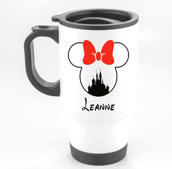 Personalised Minnie Travel Flask