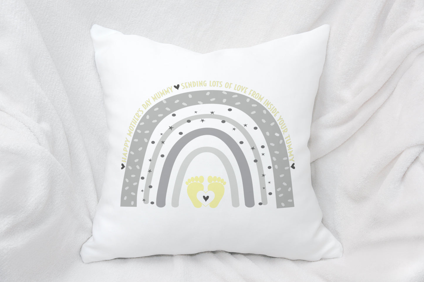 Mother's Day Cushion From Baby In Tummy