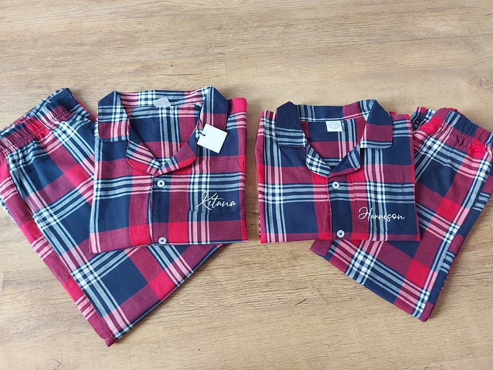Personalised Tartan Lounge Set