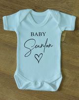 Personalised Baby Vest