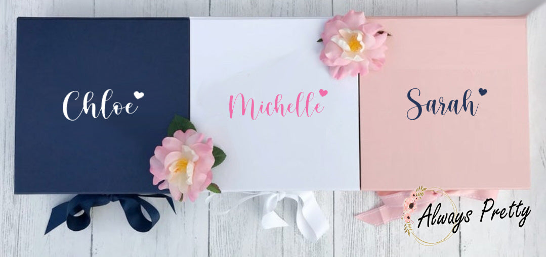 Personalised Bridesmaid Boxes