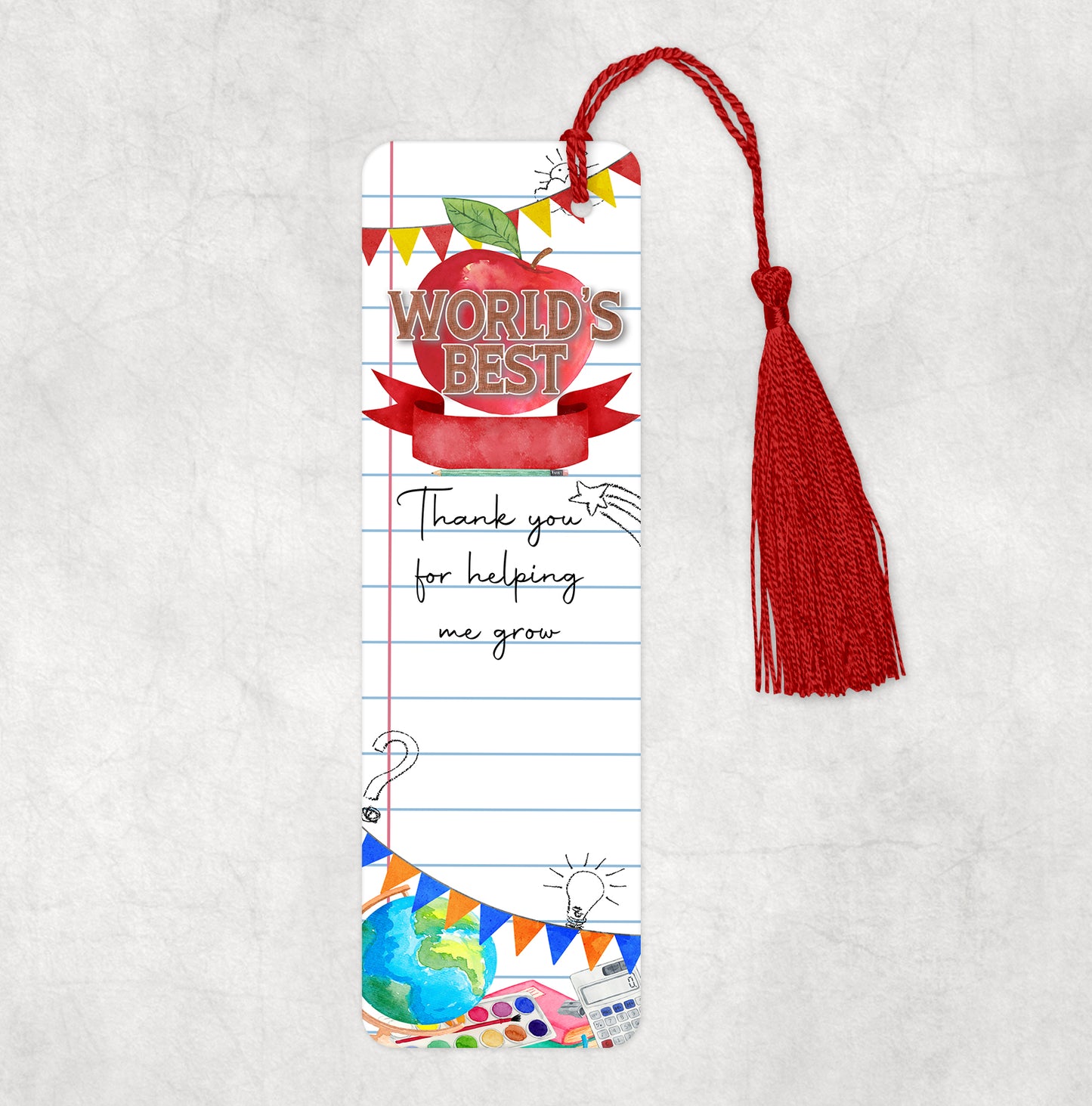 World's Best ( Teacher/Teaching Assistant) Bookmark
