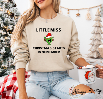 Little Miss Christmas Starts In November