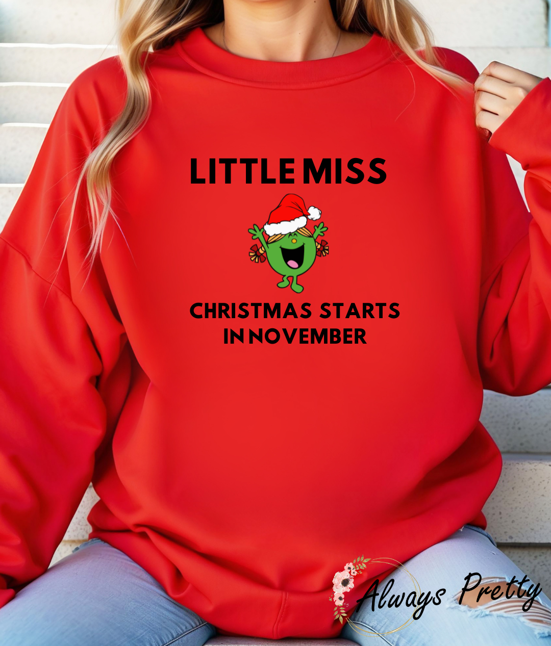 Little Miss Christmas Starts In November