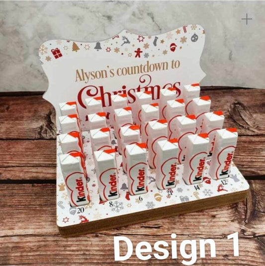 Personalised Countdown To Christmas Advent Calendar