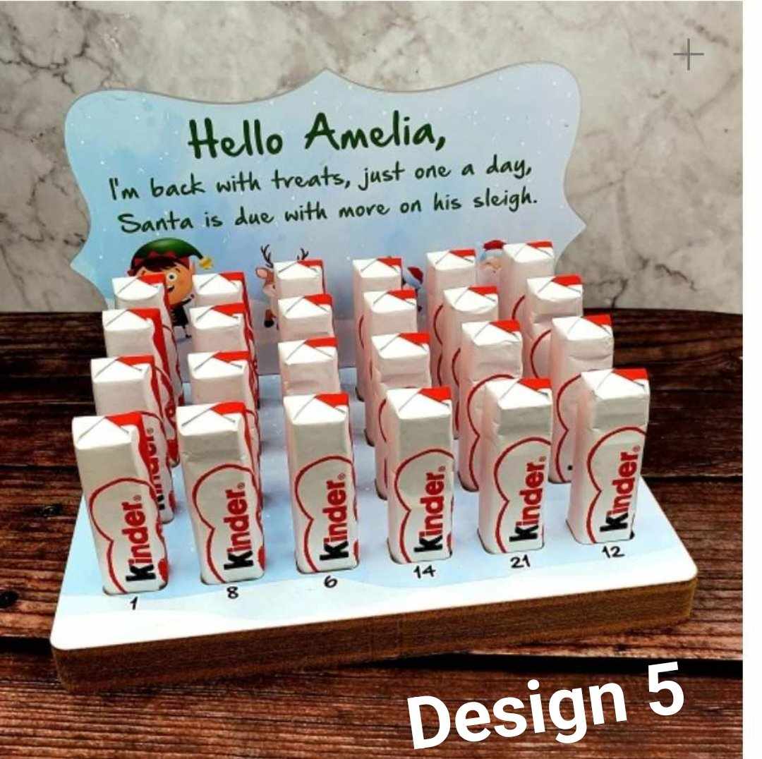 Personalised Countdown To Christmas Advent Calendar