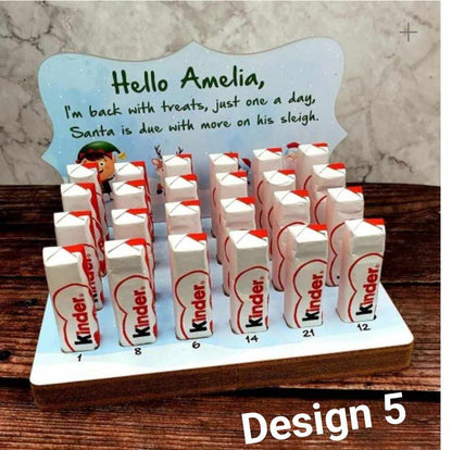 Personalised Countdown To Christmas Advent Calendar