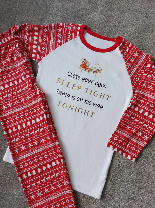 Close Your Eyes Christmas Inspired Pjs