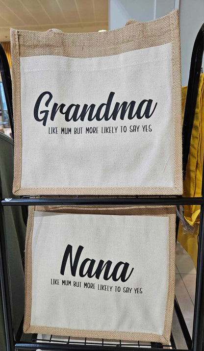Is Grandma More Likely To Say Yes, If So This Is The Shopping Bag For Her (can be personalised with other names)