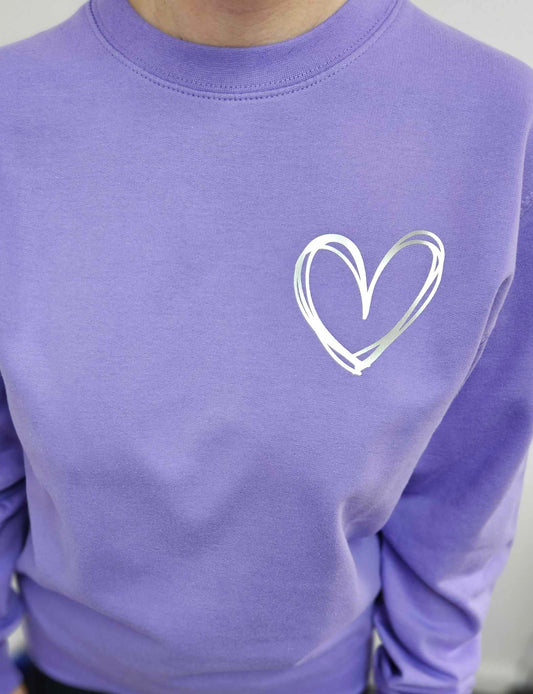 Heart Doodle Sweater