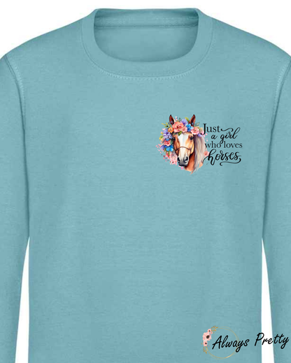Just a Girl Who Loves Horses Sweater