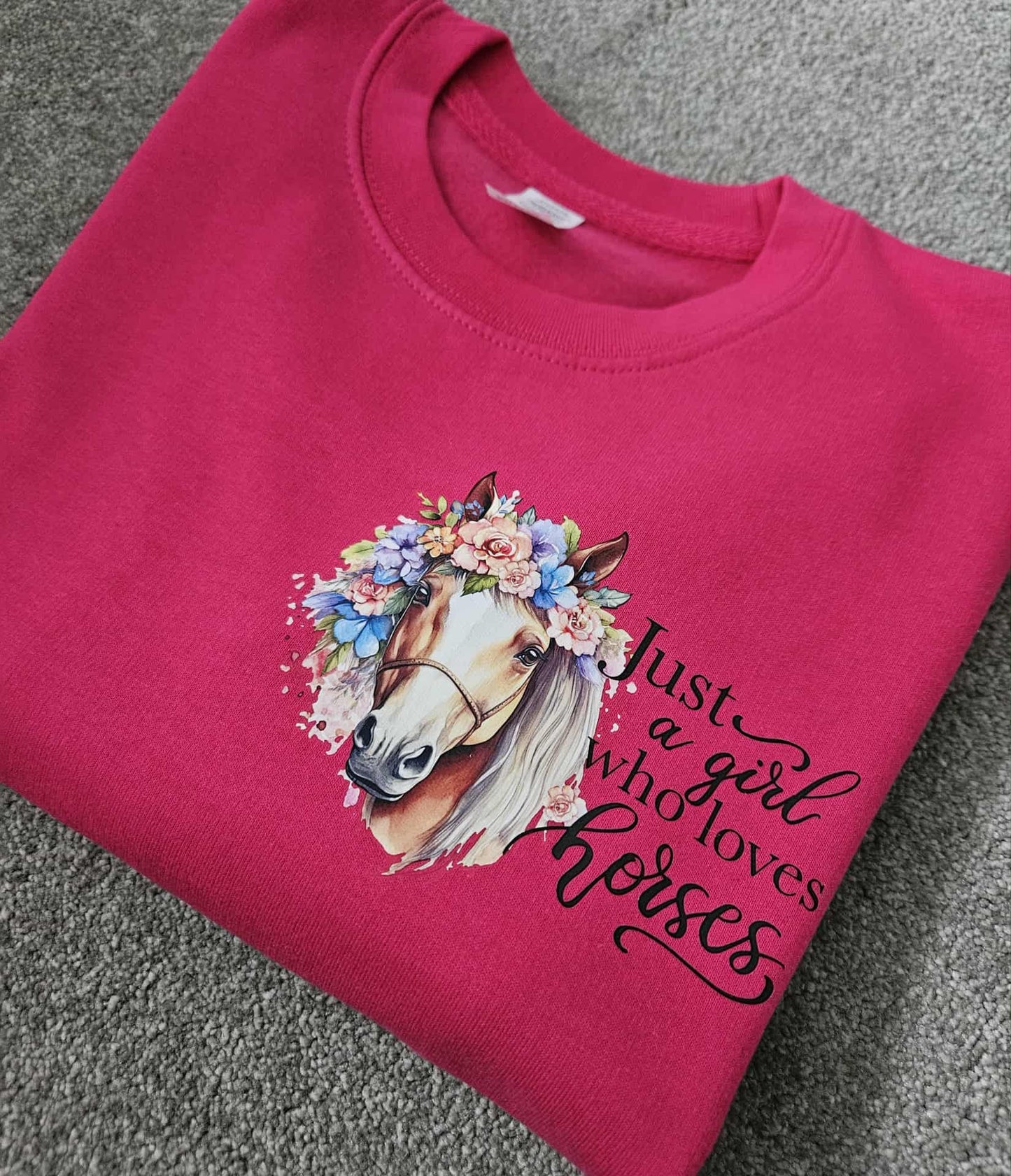 Just a Girl Who Loves Horses Sweater