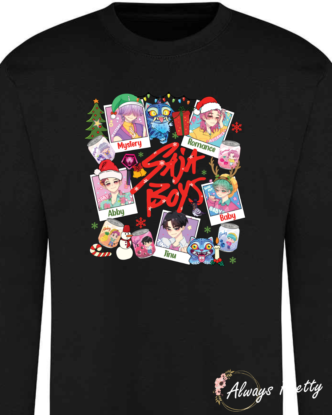 Kpop Boys Demon Hunter Christmas Jumper