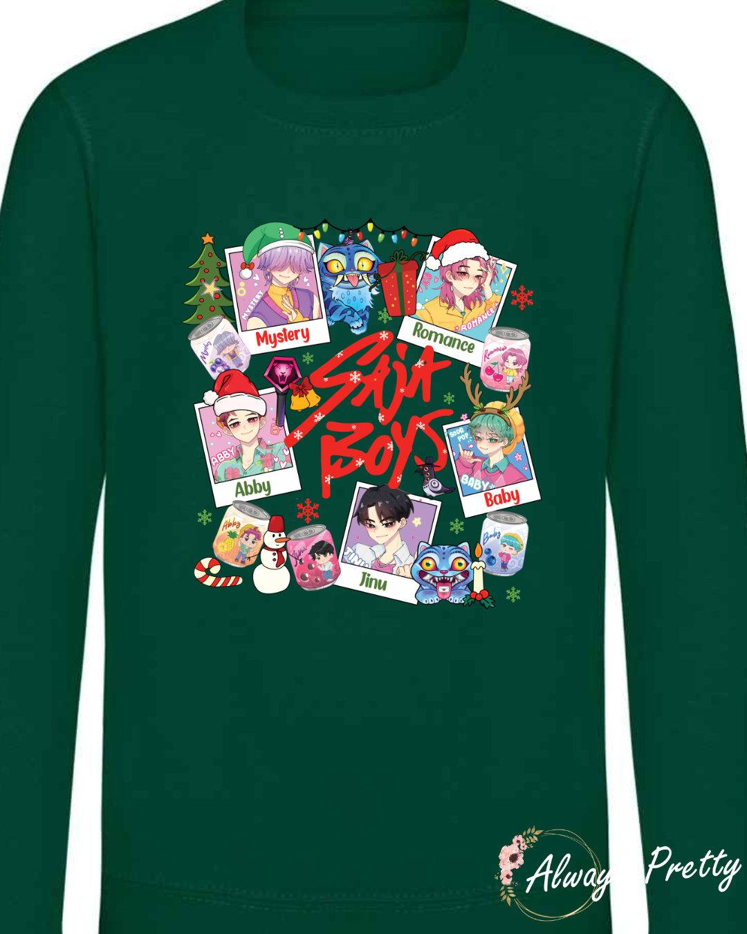 Kpop Boys Demon Hunter Christmas Jumper