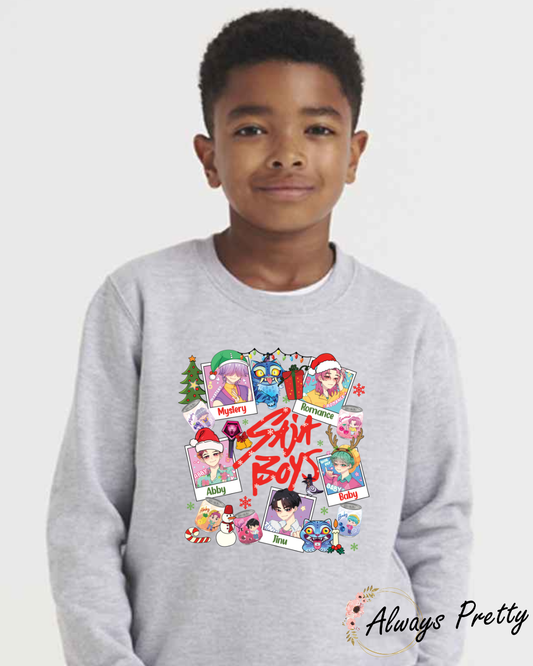 Kpop Boys Demon Hunter Christmas Jumper